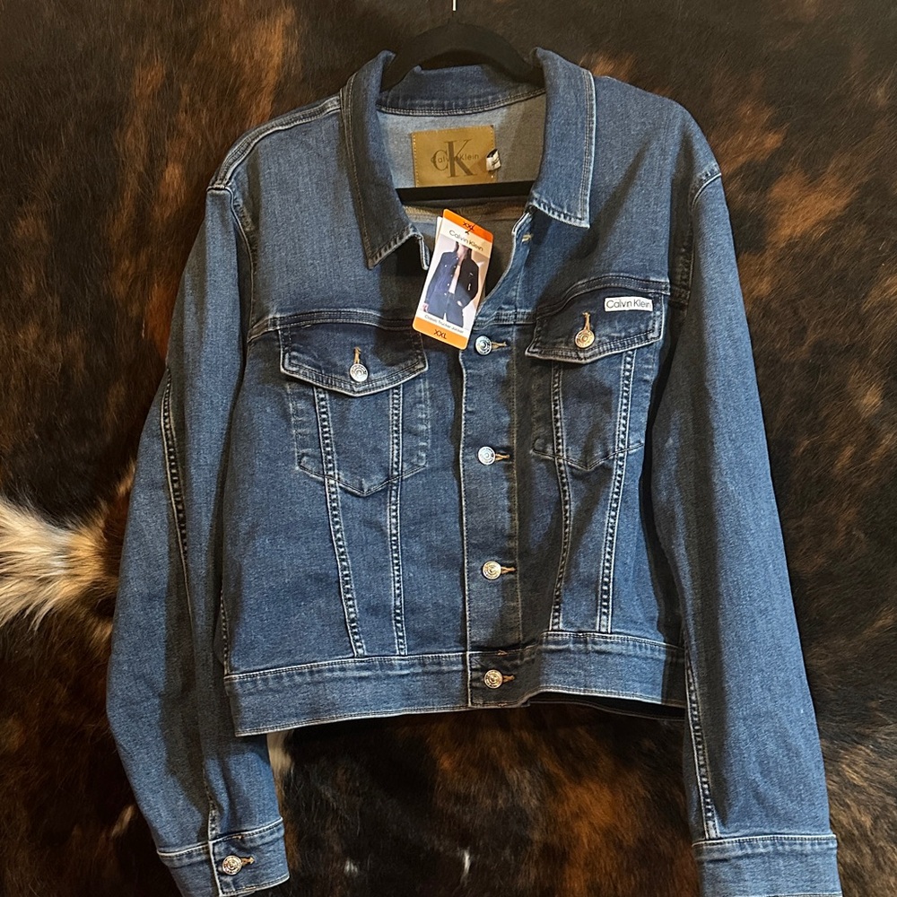 Calvin Klein Dark Blue Denim Jacket